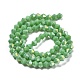 Opaque Solid Color Electroplate Glass Beads Strands(EGLA-XCP0001-12B)-3