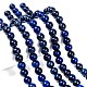 Natural Lapis Lazuli Beads Strands(X-G-G087-8mm)-4