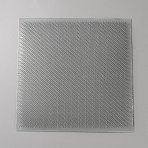Rubber & Gauze Wool Blending Board, with Stainless Steel Pins, Square, Stainless Steel Color, 252x252x16mm(AJEW-WH0009-62P)