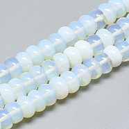 Opalite Beads Strands, Rondelle, 10x6mm, Hole: 1mm, about 67pcs/strand, 15.3 inch(G-T122-02W)