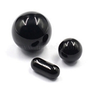 Glass Beads, No Hole, for Shisha, Mixed Shapes, Black, 19mm(GLAA-WH0233-62C)