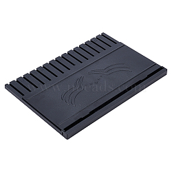 Plastic Pieces Shelves Tool Rack, for Model Making Accessory, Black, 20x29x13.8cm(ODIS-WH0005-78)