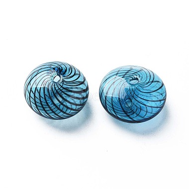 Transparent Handmade Blown Glass Globe Beads(X-GLAA-T012-46)-2