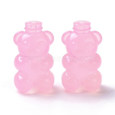 Pearl Pink Bear Resin Beads