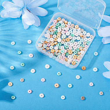 200Pcs 10 Colors Natural Shell Beads Strands(BSHE-TA0001-19)-5