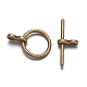 Tibetan Style Toggle Clasps(TIBE-A001-25AB-NF)-3