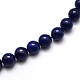 Dyed Natural Lapis Lazuli Round Beads Strands(G-O047-06-12mm)-1