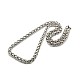 Fashionable 304 Stainless Steel Wheat Chain Necklaces(STAS-A028-N003P)-1