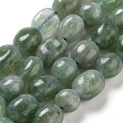 Natural Malaysia Jade Beads Strands, Oval, Dyed, Medium Aquamarine, 11~13x9~10x8.5~10mm, Hole: 1mm, about 16pcs/strand, 7.28~7.48 inch(18.5~19cm)(G-P528-N05-01)