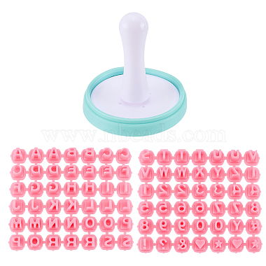 1 Bag Letter & Number PP Plastic Cookie Stamps(DIY-SC0033-88)-1