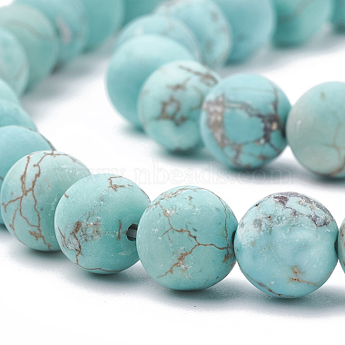 Natural Howlite Beads Strands(X-G-T106-185-1)-2