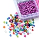 288G 24 Colors 8/0 Baking Paint Glass Seed Beads(SEED-FS0001-10)-4