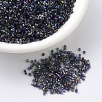 MIYUKI Delica Beads, Cylinder, Japanese Seed Beads, 11/0, (DB2206) Magic Blue, 1.3x1.6mm, Hole: 0.8mm, about 10000pcs/bag, 50g/bag(SEED-X0054-DB2206)