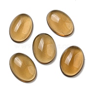 Glass Cabochons, Oval, Peru, 18x13x5~5.5mm(GLAA-C031-01C)