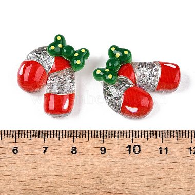 Christmas Theme Transparent Epoxy Resin Decoden Cabochons(CRES-T025-01E)-3