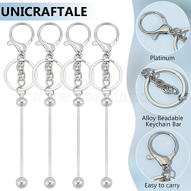 10Pcs Alloy Beadable Keychain Bar(FIND-UN0007-24A)-4