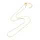 Gold Plated Tin Alloy Snake Chain Fine Necklaces(NJEW-BB10181-18)-1