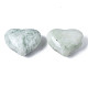 натуральный новый нефритовый сердечный пальмовый камень(G-S299-122)-2