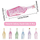 30Pcs 6 Colors Transparent Resin Bottle Cabochons(CRES-GF0001-04)-2