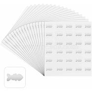 PVC & Paper Sticker Labels, Adhesive Stickers, for Scrapbooking Making, Fishbone Pattern, 100x80x0.2mm, Sticker: 12x12mm, 30pcs/sheet(DIY-WH0374-67C)