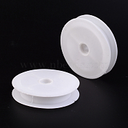 Plastic Empty Spools for Wire, Thread Bobbins, White, 8.2x1.5cm(TOOL-83D)
