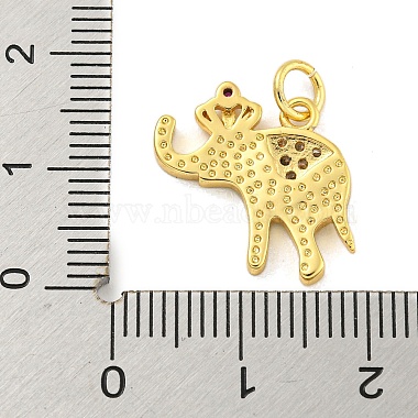 pendentifs en laiton zircon cubique transparent(KK-R159-18G-01)-3