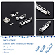100Pcs 5 Style 304 Stainless Steel Pin Brooch Findings(STAS-UN0045-21)-5