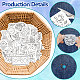 4 Sheets 11.6x8.2 Inch Stick and Stitch Embroidery Patterns(DIY-WH0455-025)-3