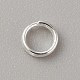 925 Sterling Silver Split Rings(STER-WH0011-28S-02)-2