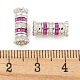 925 Sterling Silver Micro Pave Cubic Zirconia Screw Clasps(STER-U001-05B-P)-3