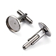 304 Stainless Steel Cuff Buttons(STAS-Z015-33H)-2