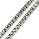 Trendy Men's 201 Stainless Steel Box Chain Necklaces(X-NJEW-L043B-46P)-2