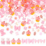 180Pcs Opaque & Transparent Resin Cabochons, Mixed Shapes, Mixed Color, 6~27x7~19.5x2~7mm(RESI-SP0001-30)