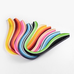 6 Colors Quilling Paper Strips, Mixed Color, 530x5mm, about 120strips/bag, 20strips/color(DIY-J001-5mm-A)