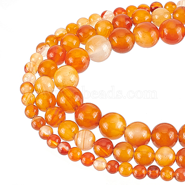 Round Carnelian Beads