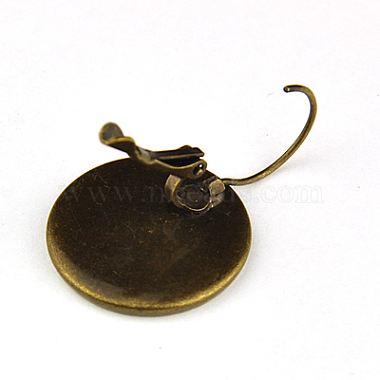 Brass Leverback Earring Findings(X-KK-I564-AB-NF)-3