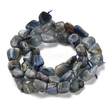 natürliche kyanite Perlen Stränge(G-P497-01E-40)-3