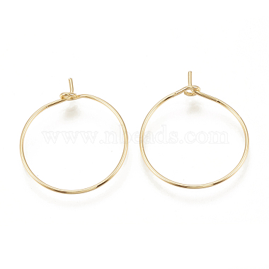 Real Gold Plated Brass Earring Hoop