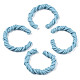 Anillo abierto de cuerda torcida de arcilla polimérica(CLAY-N010-031-05)-1