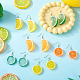 6 Pair Brass Fruit Dangle Earrings(EJEW-TAC00018)-5