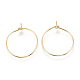 Brass Hoop Earrings Findings(KK-S341-85)-1