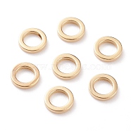 Brass Linking Rings, Long-Lasting Plated, Round Ring, Real 24K Gold Plated, 6x1mm, Inner Diameter: 4mm(KK-Y003-03A-G)