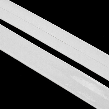PU Leather Binding Straps, for Bag Strip and Hair Accessories, White, 2.5x0.1cm