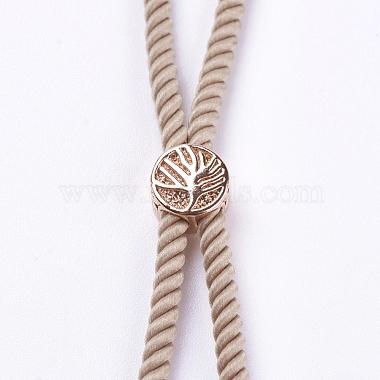 Création de bracelets à cordon torsadé en nylon(MAK-F018-06RG-RS)-2
