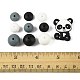 40pcs 10&nbsp;styles de perles de silicone(SIL-FS0001-27B)-5