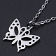 Non-Tarnish 201 Stainless Steel Pendants Necklaces(NJEW-S105-JN585-40-1)-1