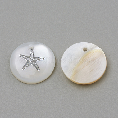 Freshwater Shell Pendants(X-SHEL-Q010-P)-3