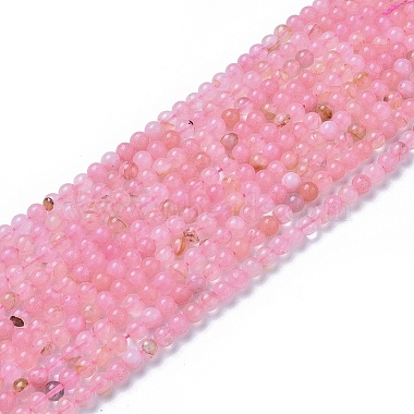 Natural Rose Quartz Beads Strands(G-F591-04-6mm)-3