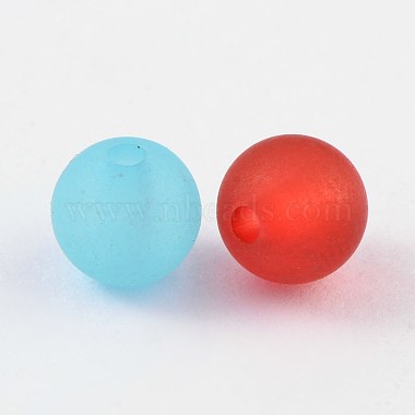 Transparent Acrylic Ball Beads(FACR-R021-8mm-M)-2