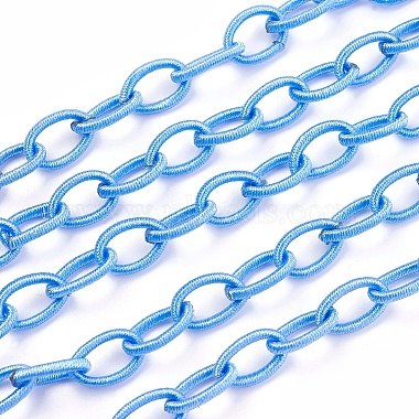 CornflowerBlue Nylon Cross Chains Chain
